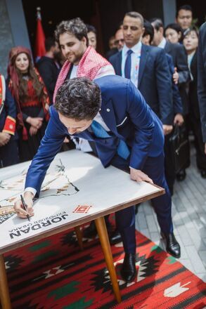 HRH Crown Prince Hussein on Wednesday visits the Jordan Pavilion at the Osaka Expo 2025 in Japan (Photo courtesy of Royal Court)